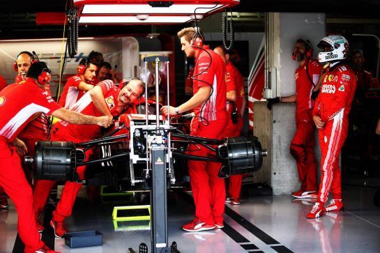 Sebastian Vettel (GER) Ferrari SF71H.
05.10.2018. Formula 1 World Championship, Rd 17, Japanese Grand Prix, Suzuka, Japan, Practice Day.
- www.xpbimages.com, EMail: requests@xpbimages.com - copy of publication required for printed pictures. Every used picture is fee-liable. © Copyright: Batchelor / XPB Images