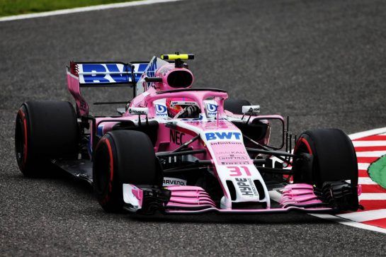 Esteban Ocon (FRA) Racing Point Force India F1 VJM11.
05.10.2018. Formula 1 World Championship, Rd 17, Japanese Grand Prix, Suzuka, Japan, Practice Day.
- www.xpbimages.com, EMail: requests@xpbimages.com - copy of publication required for printed pictures. Every used picture is fee-liable. © Copyright: Moy / XPB Images