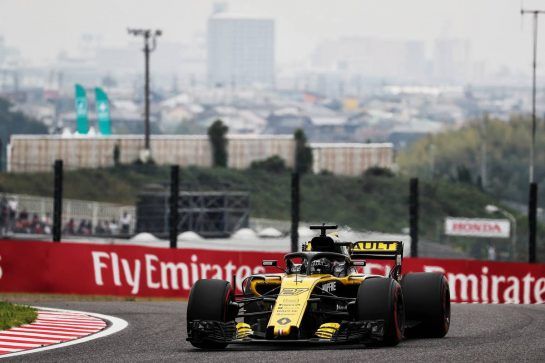 Nico Hulkenberg (GER) Renault Sport F1 Team RS18.
05.10.2018. Formula 1 World Championship, Rd 17, Japanese Grand Prix, Suzuka, Japan, Practice Day.
- www.xpbimages.com, EMail: requests@xpbimages.com - copy of publication required for printed pictures. Every used picture is fee-liable. © Copyright: Photo4 / XPB Images