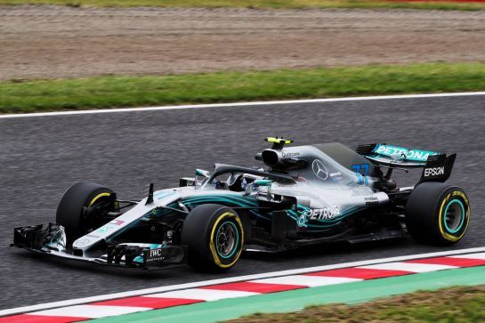 Valtteri Bottas (FIN) Mercedes AMG F1 W09.
05.10.2018. Formula 1 World Championship, Rd 17, Japanese Grand Prix, Suzuka, Japan, Practice Day.
- www.xpbimages.com, EMail: requests@xpbimages.com - copy of publication required for printed pictures. Every used picture is fee-liable. © Copyright: Photo4 / XPB Images