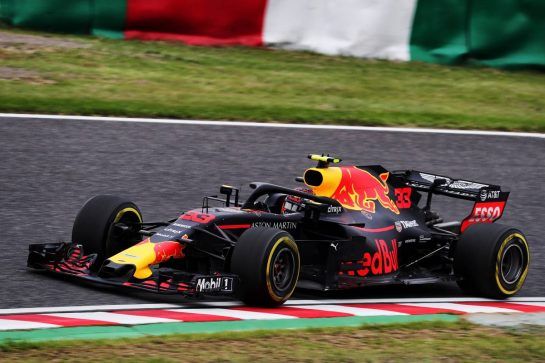 Max Verstappen (NLD) Red Bull Racing RB14.
05.10.2018. Formula 1 World Championship, Rd 17, Japanese Grand Prix, Suzuka, Japan, Practice Day.
- www.xpbimages.com, EMail: requests@xpbimages.com - copy of publication required for printed pictures. Every used picture is fee-liable. © Copyright: Photo4 / XPB Images