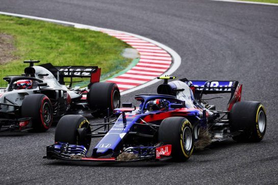 Pierre Gasly (FRA) Scuderia Toro Rosso STR13.
05.10.2018. Formula 1 World Championship, Rd 17, Japanese Grand Prix, Suzuka, Japan, Practice Day.
- www.xpbimages.com, EMail: requests@xpbimages.com - copy of publication required for printed pictures. Every used picture is fee-liable. © Copyright: Photo4 / XPB Images