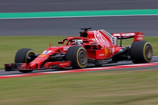 Sebastian Vettel (GER) Scuderia Ferrari 
05.10.2018. Formula 1 World Championship, Rd 17, Japanese Grand Prix, Suzuka, Japan, Practice Day.
- www.xpbimages.com, EMail: requests@xpbimages.com - copy of publication required for printed pictures. Every used picture is fee-liable. © Copyright: Charniaux / XPB Images
