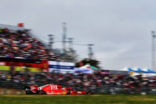 Sebastian Vettel (GER) Ferrari SF71H.
06.10.2018. Formula 1 World Championship, Rd 17, Japanese Grand Prix, Suzuka, Japan, Qualifying Day.
- www.xpbimages.com, EMail: requests@xpbimages.com - copy of publication required for printed pictures. Every used picture is fee-liable. © Copyright: Charniaux / XPB Images