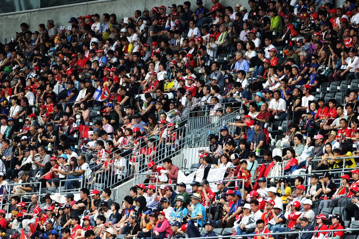 Fans in the grandstand. 06.10.2018.