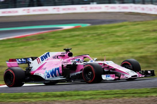 Sergio Perez (MEX) Racing Point Force India F1 VJM11.
06.10.2018. Formula 1 World Championship, Rd 17, Japanese Grand Prix, Suzuka, Japan, Qualifying Day.
- www.xpbimages.com, EMail: requests@xpbimages.com - copy of publication required for printed pictures. Every used picture is fee-liable. © Copyright: Photo4 / XPB Images