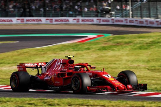 Kimi Raikkonen (FIN) Ferrari SF71H.
06.10.2018. Formula 1 World Championship, Rd 17, Japanese Grand Prix, Suzuka, Japan, Qualifying Day.
- www.xpbimages.com, EMail: requests@xpbimages.com - copy of publication required for printed pictures. Every used picture is fee-liable. © Copyright: Photo4 / XPB Images