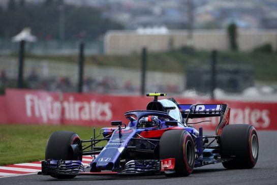 Pierre Gasly (FRA) Scuderia Toro Rosso 
06.10.2018. Formula 1 World Championship, Rd 17, Japanese Grand Prix, Suzuka, Japan, Qualifying Day.
- www.xpbimages.com, EMail: requests@xpbimages.com - copy of publication required for printed pictures. Every used picture is fee-liable. © Copyright: Charniaux / XPB Images