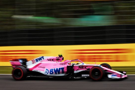 Esteban Ocon (FRA) Racing Point Force India F1 VJM11.
06.10.2018. Formula 1 World Championship, Rd 17, Japanese Grand Prix, Suzuka, Japan, Qualifying Day.
- www.xpbimages.com, EMail: requests@xpbimages.com - copy of publication required for printed pictures. Every used picture is fee-liable. © Copyright: Moy / XPB Images