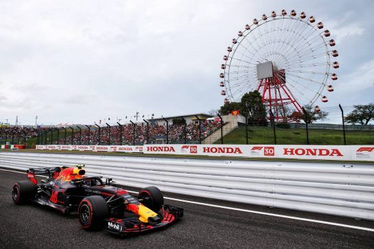 Max Verstappen (NLD) Red Bull Racing RB14.
06.10.2018. Formula 1 World Championship, Rd 17, Japanese Grand Prix, Suzuka, Japan, Qualifying Day.
- www.xpbimages.com, EMail: requests@xpbimages.com - copy of publication required for printed pictures. Every used picture is fee-liable. © Copyright: Batchelor / XPB Images