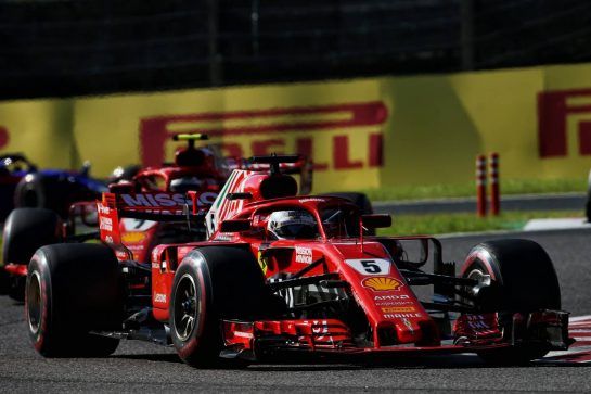 Sebastian Vettel (GER) Ferrari SF71H.
07.10.2018. Formula 1 World Championship, Rd 17, Japanese Grand Prix, Suzuka, Japan, Race Day.
- www.xpbimages.com, EMail: requests@xpbimages.com - copy of publication required for printed pictures. Every used picture is fee-liable. © Copyright: Batchelor / XPB Images