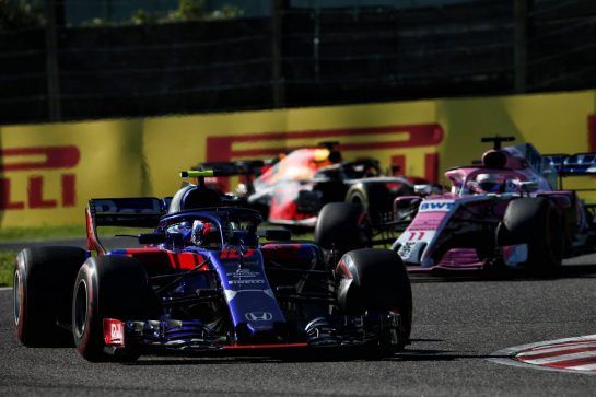 Pierre Gasly (FRA) Scuderia Toro Rosso STR13.
07.10.2018. Formula 1 World Championship, Rd 17, Japanese Grand Prix, Suzuka, Japan, Race Day.
- www.xpbimages.com, EMail: requests@xpbimages.com - copy of publication required for printed pictures. Every used picture is fee-liable. © Copyright: Batchelor / XPB Images
