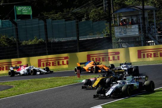 Lance Stroll (CDN) Williams FW41.
07.10.2018. Formula 1 World Championship, Rd 17, Japanese Grand Prix, Suzuka, Japan, Race Day.
- www.xpbimages.com, EMail: requests@xpbimages.com - copy of publication required for printed pictures. Every used picture is fee-liable. © Copyright: Batchelor / XPB Images