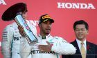 Japanese Grand Prix podium: Lewis Hamilton (GBR) Mercedes AMG F1