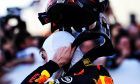 Max Verstappen (NLD) Red Bull Racing in parc ferme.
