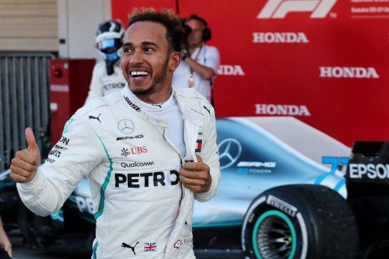 Race winner Lewis Hamilton (GBR) Mercedes AMG F1 celebrates in parc ferme.
07.10.2018. Formula 1 World Championship, Rd 17, Japanese Grand Prix, Suzuka, Japan, Race Day.
- www.xpbimages.com, EMail: requests@xpbimages.com - copy of publication required for printed pictures. Every used picture is fee-liable. © Copyright: Photo4 / XPB Images