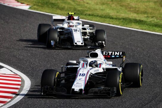 Lance Stroll (CDN) Williams FW41.
07.10.2018. Formula 1 World Championship, Rd 17, Japanese Grand Prix, Suzuka, Japan, Race Day.
- www.xpbimages.com, EMail: requests@xpbimages.com - copy of publication required for printed pictures. Every used picture is fee-liable. © Copyright: Moy / XPB Images