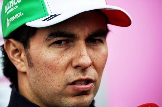 Sergio Perez (MEX) Racing Point Force India F1 Team.
18.10.2018. Formula 1 World Championship, Rd 18, United States Grand Prix, Austin, Texas, USA, Preparation Day.
- www.xpbimages.com, EMail: requests@xpbimages.com - copy of publication required for printed pictures. Every used picture is fee-liable. © Copyright: Batchelor / XPB Images