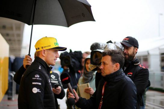 Nico Hulkenberg (GER) Renault Sport F1 Team 18.10.2018. Formula 1 World Championship, Rd 18, United States Grand Prix, Austin, Texas, USA, Preparation Day.- www.xpbimages.com, EMail: requests@xpbimages.com - copy of publication required for printed pictures. Every used picture is fee-liable. © Copyright: Charniaux / XPB Images