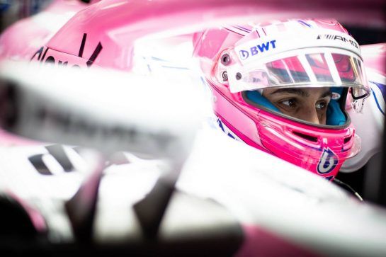 Esteban Ocon (FRA) Racing Point Force India F1 VJM11.
19.10.2018. Formula 1 World Championship, Rd 18, United States Grand Prix, Austin, Texas, USA, Practice Day.
- www.xpbimages.com, EMail: requests@xpbimages.com - copy of publication required for printed pictures. Every used picture is fee-liable. © Copyright: Bearne / XPB Images