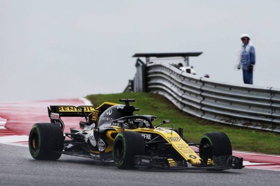 Nico Hulkenberg (GER) Renault Sport F1 Team RS18.
19.10.2018. Formula 1 World Championship, Rd 18, United States Grand Prix, Austin, Texas, USA, Practice Day.
- www.xpbimages.com, EMail: requests@xpbimages.com - copy of publication required for printed pictures. Every used picture is fee-liable. © Copyright: Photo4 / XPB Images
