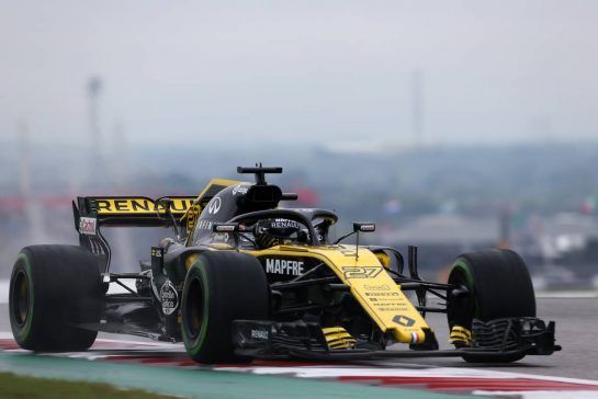 Nico Hulkenberg (GER) Renault Sport F1 Team 
19.10.2018. Formula 1 World Championship, Rd 18, United States Grand Prix, Austin, Texas, USA, Practice Day.
- www.xpbimages.com, EMail: requests@xpbimages.com - copy of publication required for printed pictures. Every used picture is fee-liable. © Copyright: Charniaux / XPB Images