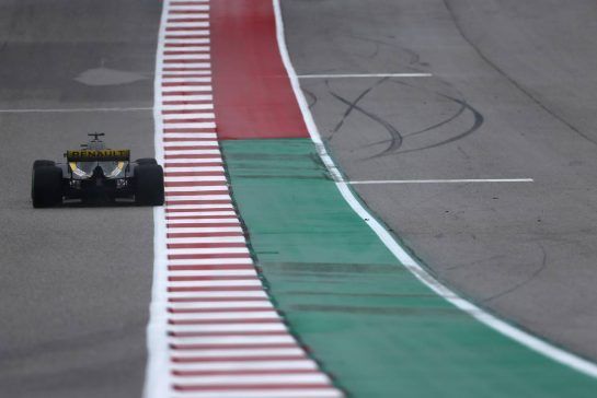 Nico Hulkenberg (GER) Renault Sport F1 Team 
19.10.2018. Formula 1 World Championship, Rd 18, United States Grand Prix, Austin, Texas, USA, Practice Day.
- www.xpbimages.com, EMail: requests@xpbimages.com - copy of publication required for printed pictures. Every used picture is fee-liable. © Copyright: Charniaux / XPB Images