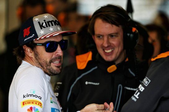 Fernando Alonso (ESP) McLaren.
20.10.2018. Formula 1 World Championship, Rd 18, United States Grand Prix, Austin, Texas, USA, Qualifying Day.
- www.xpbimages.com, EMail: requests@xpbimages.com - copy of publication required for printed pictures. Every used picture is fee-liable. © Copyright: Batchelor / XPB Images