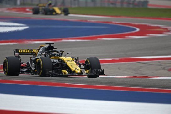 Nico Hulkenberg (GER) Renault Sport F1 Team 20.10.2018. Formula 1 World Championship, Rd 18, United States Grand Prix, Austin, Texas, USA, Qualifying Day.- www.xpbimages.com, EMail: requests@xpbimages.com - copy of publication required for printed pictures. Every used picture is fee-liable. © Copyright: Charniaux / XPB Images