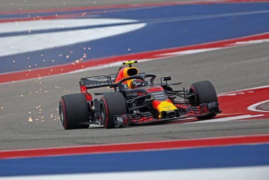Max Verstappen (NLD) Red Bull Racing 20.10.2018. Formula 1 World Championship, Rd 18, United States Grand Prix, Austin, Texas, USA, Qualifying Day.- www.xpbimages.com, EMail: requests@xpbimages.com - copy of publication required for printed pictures. Every used picture is fee-liable. © Copyright: Charniaux / XPB Images