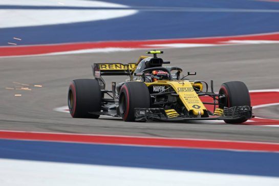 Carlos Sainz Jr (ESP) Renault F1 Team 
20.10.2018. Formula 1 World Championship, Rd 18, United States Grand Prix, Austin, Texas, USA, Qualifying Day.
- www.xpbimages.com, EMail: requests@xpbimages.com - copy of publication required for printed pictures. Every used picture is fee-liable. © Copyright: Charniaux / XPB Images