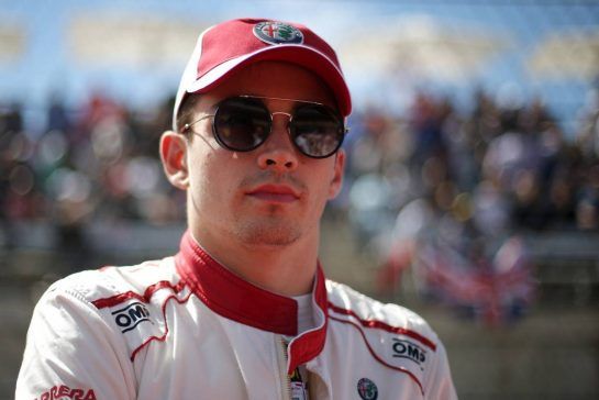 Charles Leclerc (FRA) Sauber F1 Team 
21.10.2018. Formula 1 World Championship, Rd 18, United States Grand Prix, Austin, Texas, USA, Race Day.
- www.xpbimages.com, EMail: requests@xpbimages.com - copy of publication required for printed pictures. Every used picture is fee-liable. © Copyright: Charniaux / XPB Images