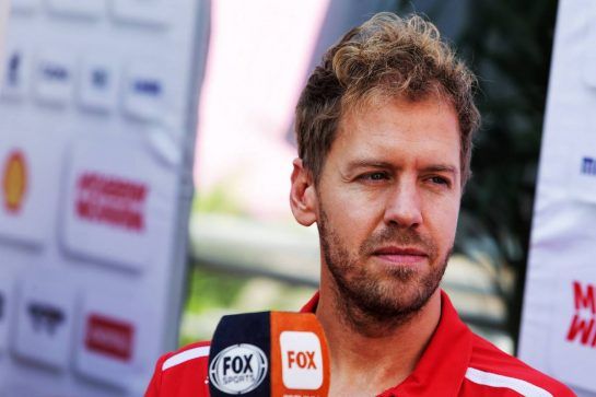 Sebastian Vettel (GER) Ferrari.
25.10.2018. Formula 1 World Championship, Rd 19, Mexican Grand Prix, Mexico City, Mexico, Preparation Day.
- www.xpbimages.com, EMail: requests@xpbimages.com - copy of publication required for printed pictures. Every used picture is fee-liable. © Copyright: Moy / XPB Images