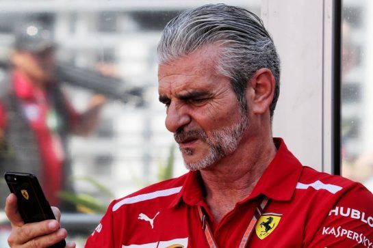 Maurizio Arrivabene (ITA) Ferrari Team Principal.
25.10.2018. Formula 1 World Championship, Rd 19, Mexican Grand Prix, Mexico City, Mexico, Preparation Day.
- www.xpbimages.com, EMail: requests@xpbimages.com - copy of publication required for printed pictures. Every used picture is fee-liable. © Copyright: Photo4 / XPB Images