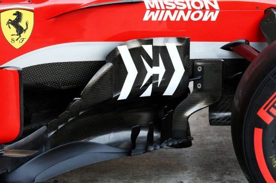 Ferrari SF71H sidepod detail.
25.10.2018. Formula 1 World Championship, Rd 19, Mexican Grand Prix, Mexico City, Mexico, Preparation Day.
- www.xpbimages.com, EMail: requests@xpbimages.com - copy of publication required for printed pictures. Every used picture is fee-liable. © Copyright: Batchelor / XPB Images