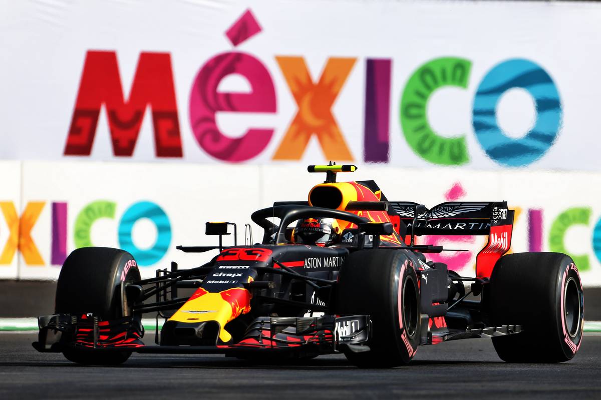 Mexican Grand Prix - Max Verstappen (NLD) Red Bull Racing RB14.