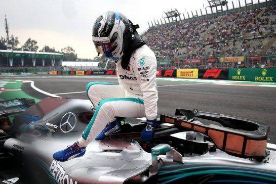 Valtteri Bottas (FIN) Mercedes AMG F1 
27.10.2018. Formula 1 World Championship, Rd 19, Mexican Grand Prix, Mexico City, Mexico, Qualifying Day.
- www.xpbimages.com, EMail: requests@xpbimages.com - copy of publication required for printed pictures. Every used picture is fee-liable. © Copyright: Charniaux / XPB Images