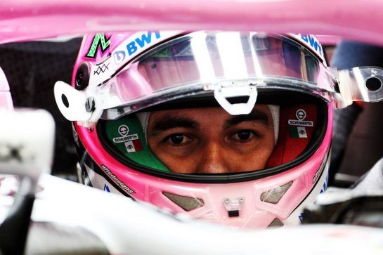 Sergio Perez (MEX) Racing Point Force India F1 VJM11.
27.10.2018. Formula 1 World Championship, Rd 19, Mexican Grand Prix, Mexico City, Mexico, Qualifying Day.
- www.xpbimages.com, EMail: requests@xpbimages.com - copy of publication required for printed pictures. Every used picture is fee-liable. © Copyright: Moy / XPB Images