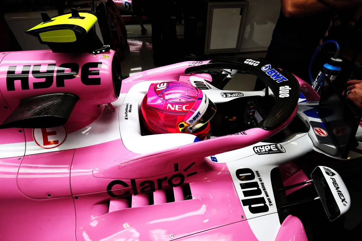 Esteban Ocon (FRA) Racing Point Force India F1 VJM11.