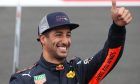 Pole for Daniel Ricciardo (AUS) Red Bull Racing RB14.