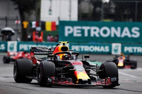 Max Verstappen (NLD) Red Bull Racing RB14.
28.10.2018. Formula 1 World Championship, Rd 19, Mexican Grand Prix, Mexico City, Mexico, Race Day.
- www.xpbimages.com, EMail: requests@xpbimages.com - copy of publication required for printed pictures. Every used picture is fee-liable. © Copyright: Charniaux / XPB Images