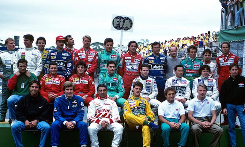 1991 F1 Caught Short By The Rain In Australia F1i Com