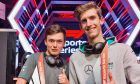 Mercedes-AMG Petronas Esports drivers Edward Leigh and Daniel Bereznay.