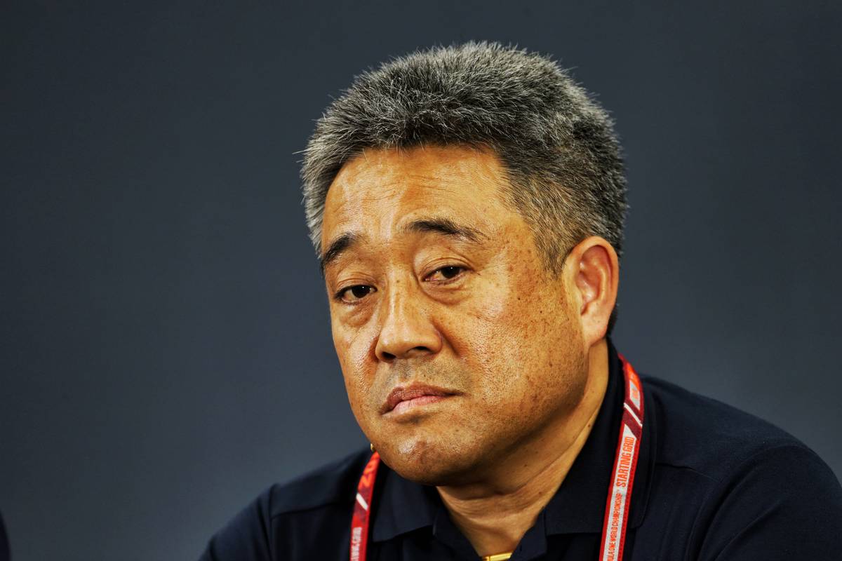 Toyoharu Tanabe (JPN) Honda F1 Technical Director in the FIA Press Conference.