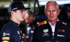 Max Verstappen (NLD) Red Bull Racing with Dr Helmut Marko (AUT) Red Bull Motorsport Consultant. 27.10.2018.