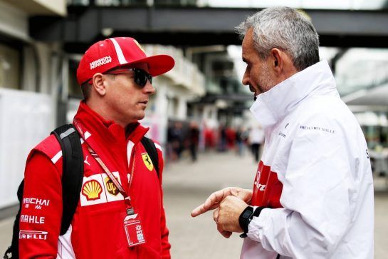 (L to R): Kimi Raikkonen (FIN) Ferrari with Beat Zehnder (SUI) Sauber F1 Team Manager.
08.11.2018. Formula 1 World Championship, Rd 20, Brazilian Grand Prix, Sao Paulo, Brazil, Preparation Day.
- www.xpbimages.com, EMail: requests@xpbimages.com - copy of publication required for printed pictures. Every used picture is fee-liable. © Copyright: Batchelor / XPB Images