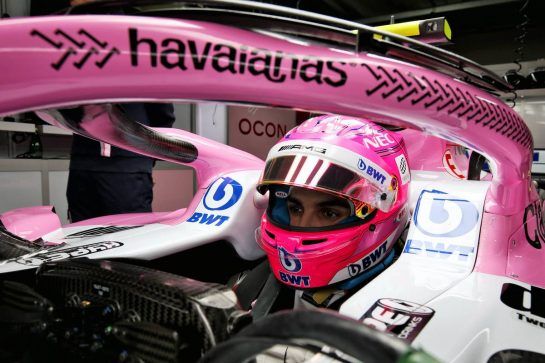 Esteban Ocon (FRA) Racing Point Force India F1 VJM11 - Havaianas.
08.11.2018. Formula 1 World Championship, Rd 20, Brazilian Grand Prix, Sao Paulo, Brazil, Preparation Day.
- www.xpbimages.com, EMail: requests@xpbimages.com - copy of publication required for printed pictures. Every used picture is fee-liable. © Copyright: Moy / XPB Images
