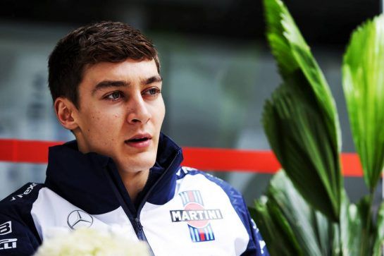 George Russell (GBR) Art Grand Prix GP2 Driver / Mercedes AMG F1 Reserve Driver / Williams.
08.11.2018. Formula 1 World Championship, Rd 20, Brazilian Grand Prix, Sao Paulo, Brazil, Preparation Day.
- www.xpbimages.com, EMail: requests@xpbimages.com - copy of publication required for printed pictures. Every used picture is fee-liable. © Copyright: Moy / XPB Images