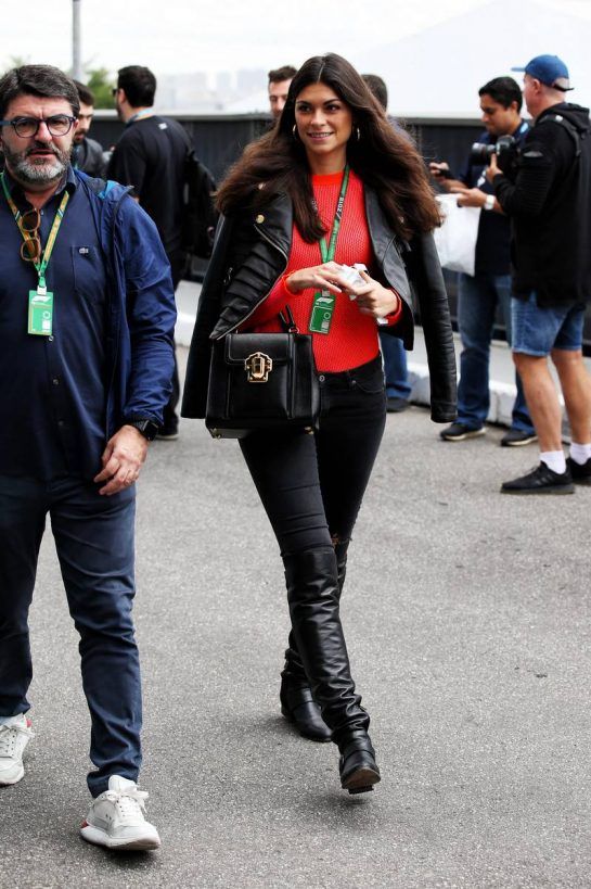 Linda Morselli, girlfriend of Fernando Alonso (ESP) McLaren.
09.11.2018. Formula 1 World Championship, Rd 20, Brazilian Grand Prix, Sao Paulo, Brazil, Practice Day.
- www.xpbimages.com, EMail: requests@xpbimages.com - copy of publication required for printed pictures. Every used picture is fee-liable. © Copyright: Batchelor / XPB Images