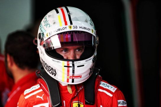 Sebastian Vettel (GER) Ferrari.
09.11.2018. Formula 1 World Championship, Rd 20, Brazilian Grand Prix, Sao Paulo, Brazil, Practice Day.
- www.xpbimages.com, EMail: requests@xpbimages.com - copy of publication required for printed pictures. Every used picture is fee-liable. © Copyright: Batchelor / XPB Images